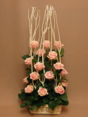 Kosz 20 róż + matsumata KK-071-10