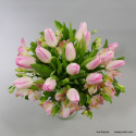 Tulipany z charmelią - różne kolory... 3 wielkości bukietów