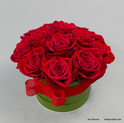 Flowerbox z róż średni .................... różne kolory Flowerbox z róż średni .................... różne kolory