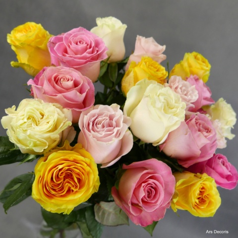 Róże pastelowe 60 cm BR-011-15 .... od 5 do 100 szt. ..... wybór koloru